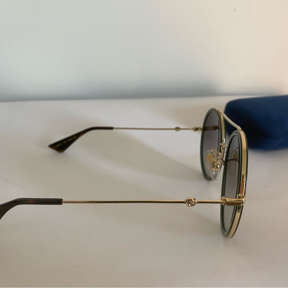 Gucci green red women sunglasses new - Picture 5 of 7